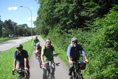 Das Ende der langen Fahrradschlange