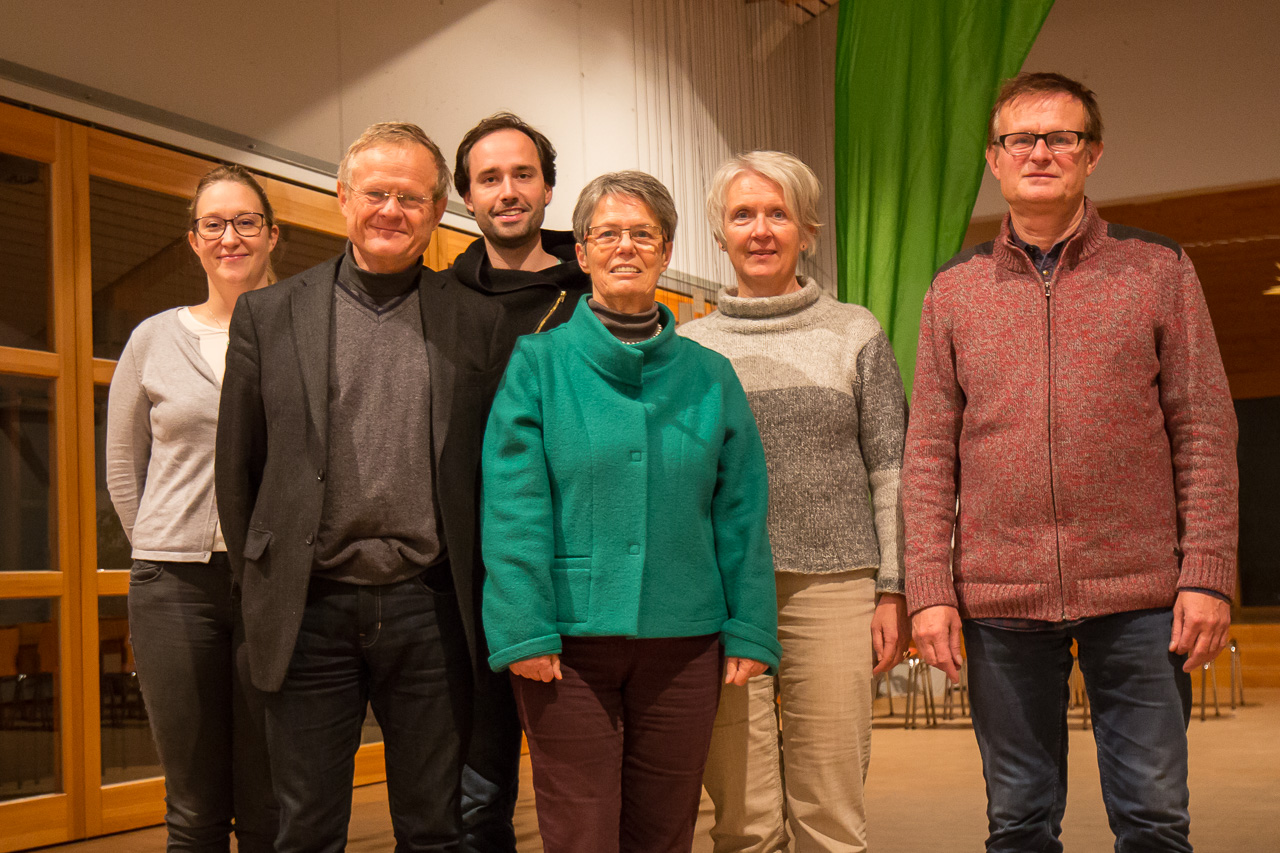 Vorstand des KV Rhein-Pfalz – v.l.n.r.: Sara-Jane Potraffke, Armin Grau, Martin Eberle, Brigitte Meißner, Ulla Behrendt-Roden, Michael Keesmeyer. (Es fehlt: Johannes Reinig)